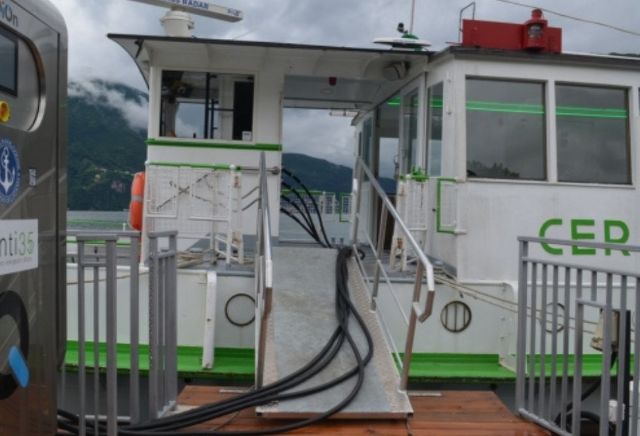 Station de recharge pour bateaux électriques